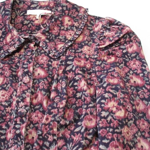 NWT LoveShackFancy Beyers in Blushing Berries Floral Corduroy Mini Dress 2 - Picture 3 of 8